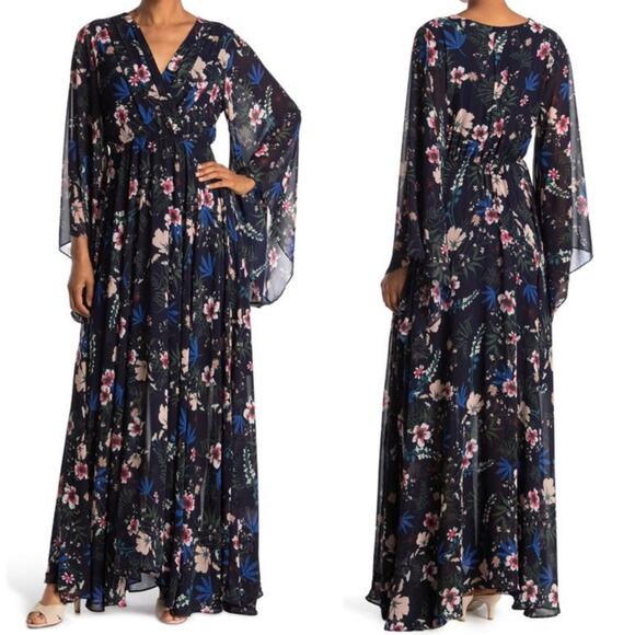 NWT Meghan LA Sunset Maxi Dress - Picture 1 of 8